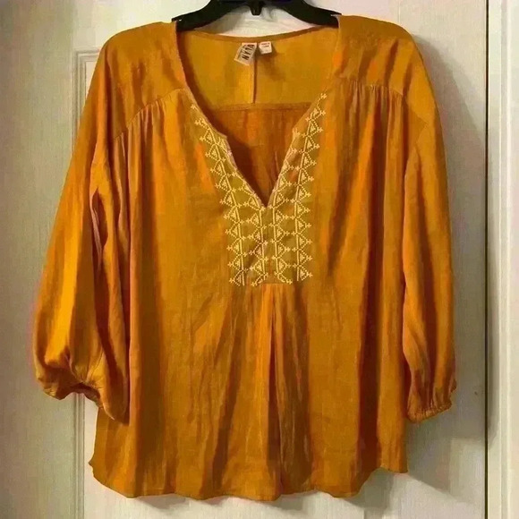 Anthropology Dolan Alvia Peasant Blouse - Picture 1 of 7